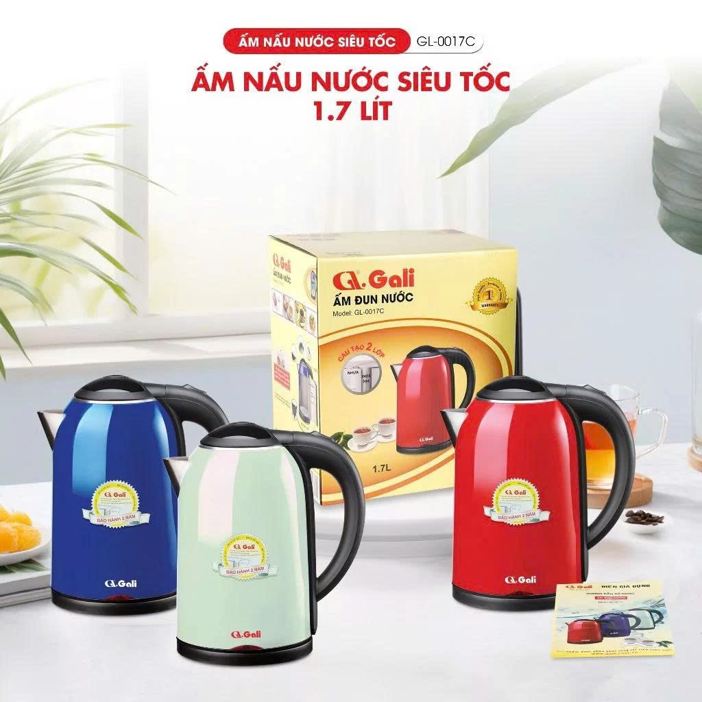 Ấm siêu tốc Gali GL-0017C 1800W 1.7L