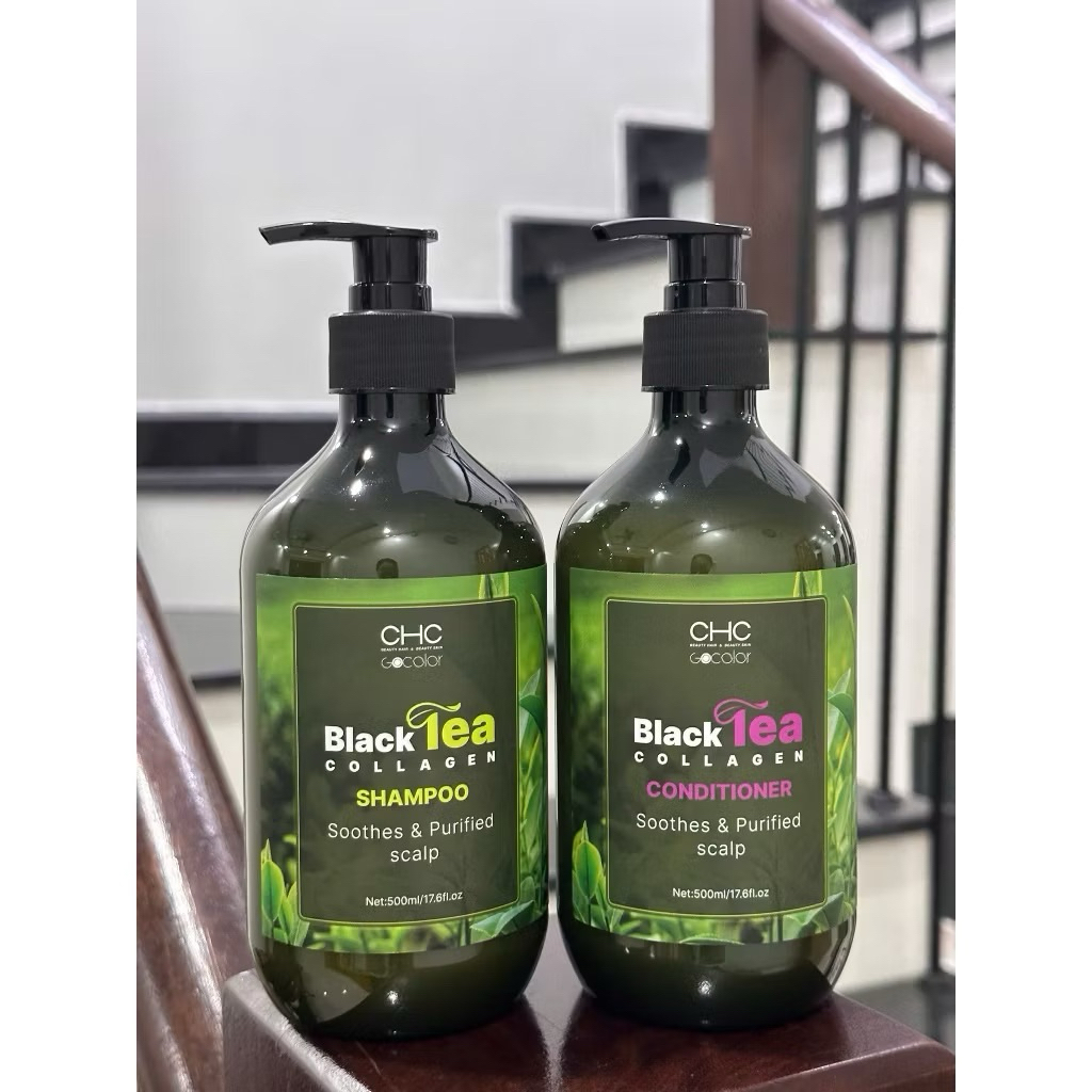 Gội xả Hồng trà Collagen CHC Korea (Chính hãng)