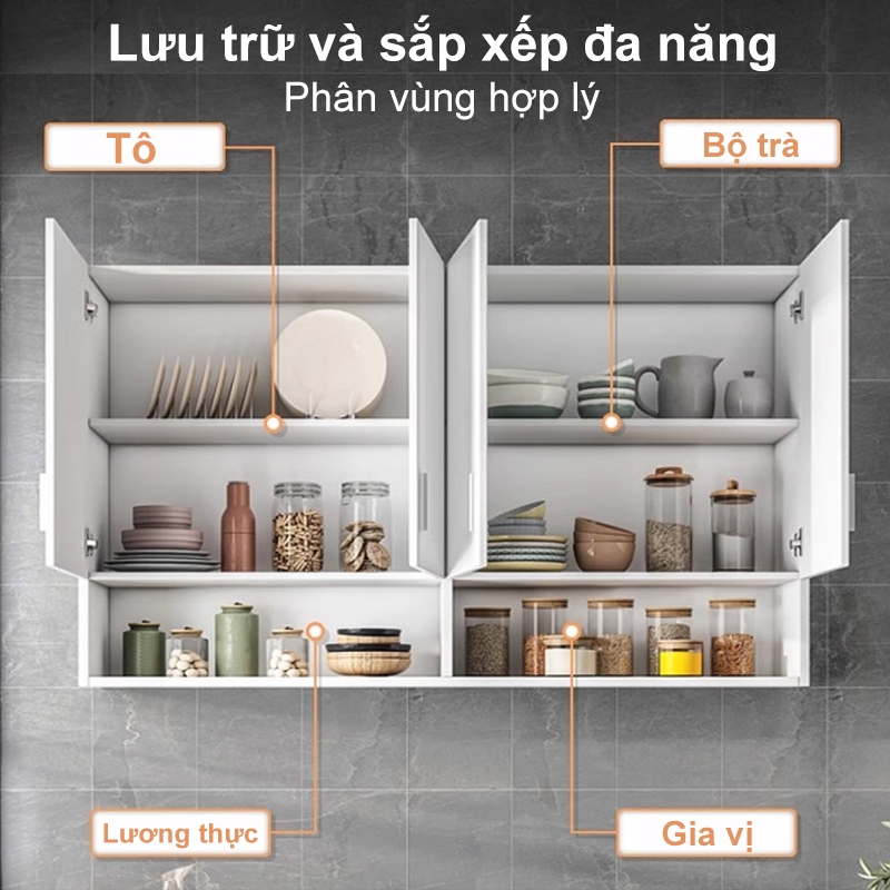 BMZAR Tủ Treo Tường Nhà Bếp Tủ Đa Năng Tiết Kiệm Diện Tích Chống Nước Dùng Tốt Cho Bếp Phòng Ngủ | BigBuy360 - bigbuy360.vn