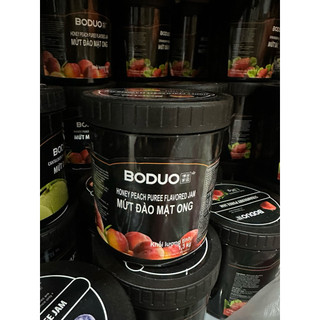 Mứt đào mật ong Boduo hộp 1,3kg