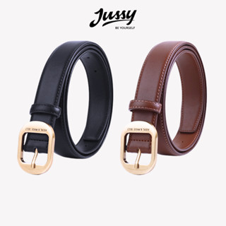  Thắt Lưng Nữ Bản Nhỏ 2,8cm CKRU JTL17 Jussy Official Dây Nịt Nam Nữ Style Đơn GIản Basic Mà Đen Nâu Chất Da PU Bền Chắc 