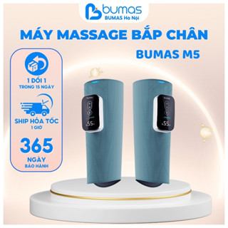 Máy Massage Bắp Chân BUMAS M5 – Máy Massage Chân Túi Khí Bionic, Chườm Nóng 3 Cấp Độ, Không Dây Tiện Lợi