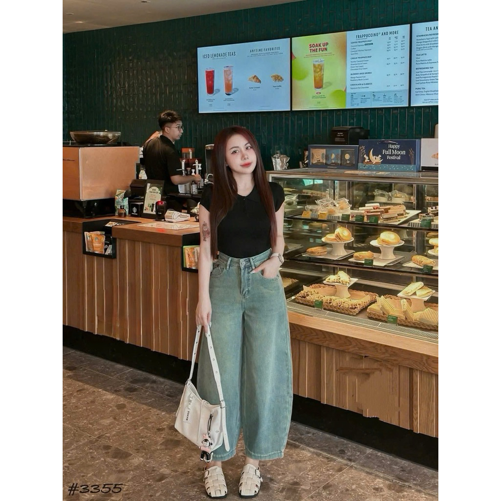 Quần Jean baggy hàng Quảng Châu 3355 dài 90cm