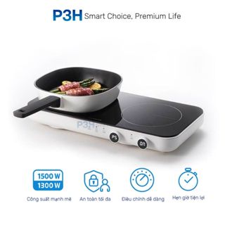 Bếp điện từ đôi LocknLock EJI326WHT công suất 1300W/1500W , bếp từ đơn mini EJI126IVY 1500W P3H