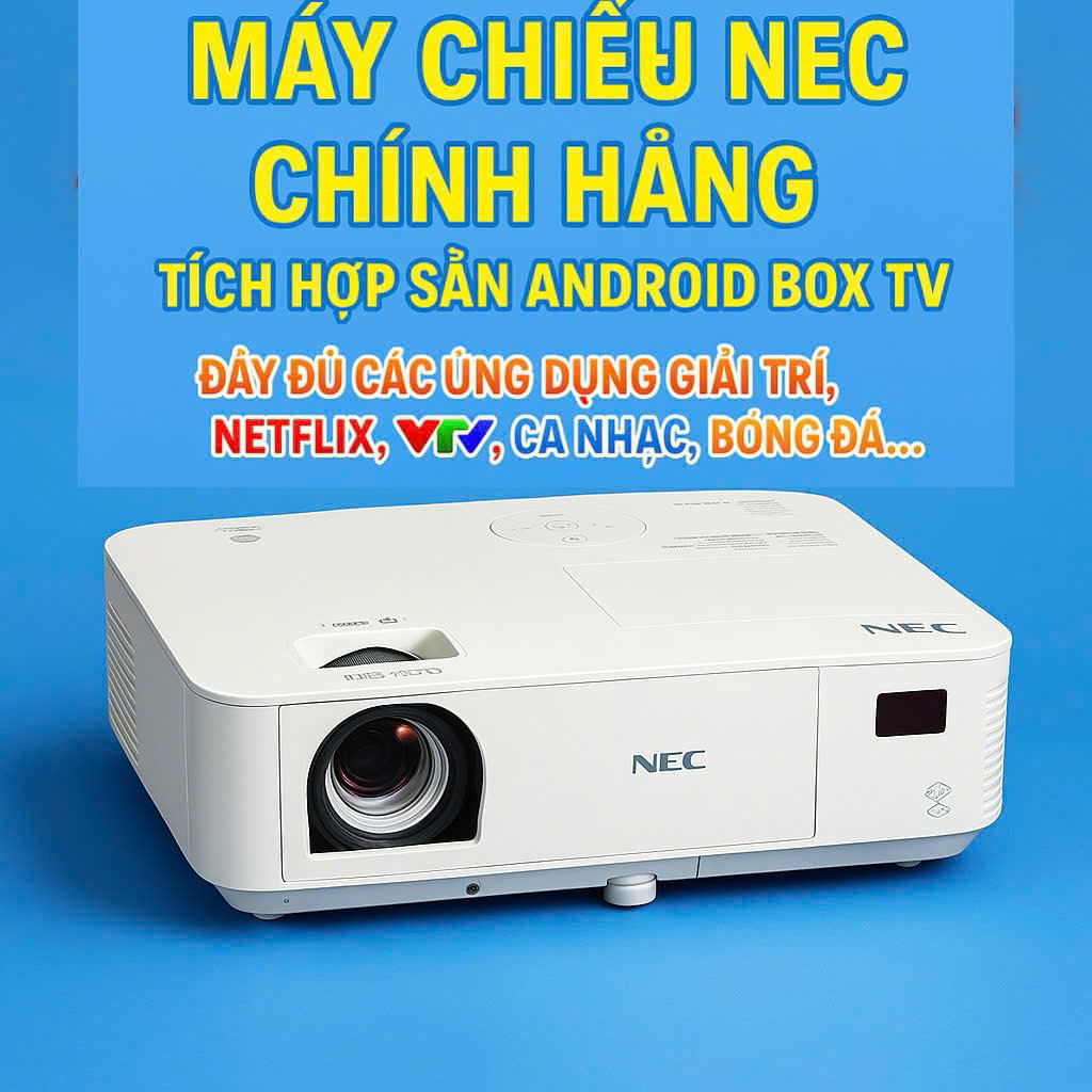 Máy Chiếu Nec M323X siêu sáng Made in ThaiLand androi TV