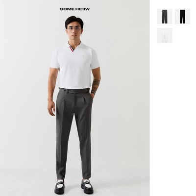  Quần Tây Nam Slimfit Side Tab 2B High Waist, Chất Liệu Cotton Spandex Thoải Mái, QT0035, SOME HOW STORE