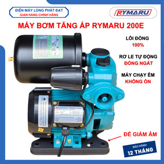  Máy bơm tăng áp RYMARU RY200E và RY150E Role Ngắt Tự Động.Tăng áp lực nước cùng lúc cho nhiều thiết bị BH 1Năm 