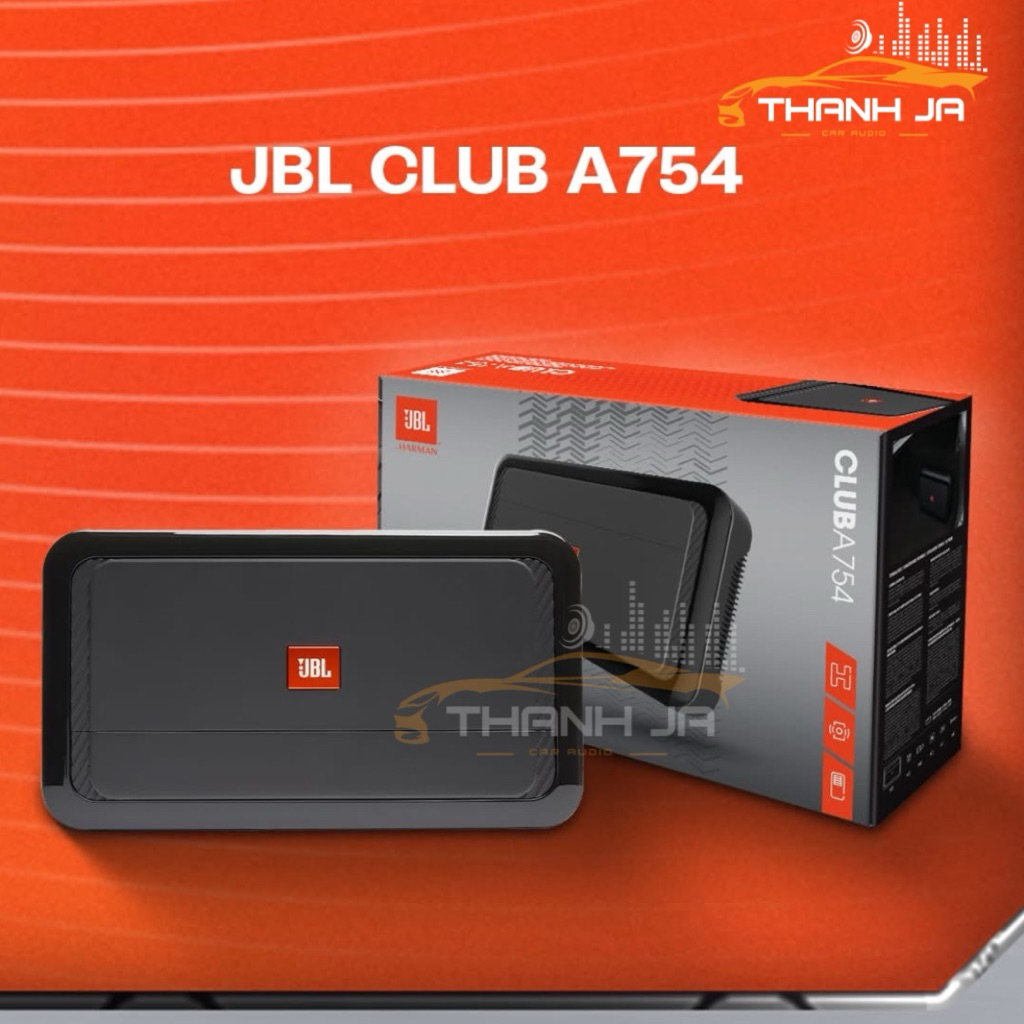 Jbl Club 754 Amply Xe 4 Kênh JBL Chính Hãng / Bảo Hành Điện Tử