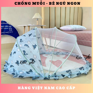 Màn chụp cho bé ⚡LOẠI 1⚡ Mùng chụp tự bung ngủ chống muỗi cho bé nhỏ lớn trẻ em sơ sinh