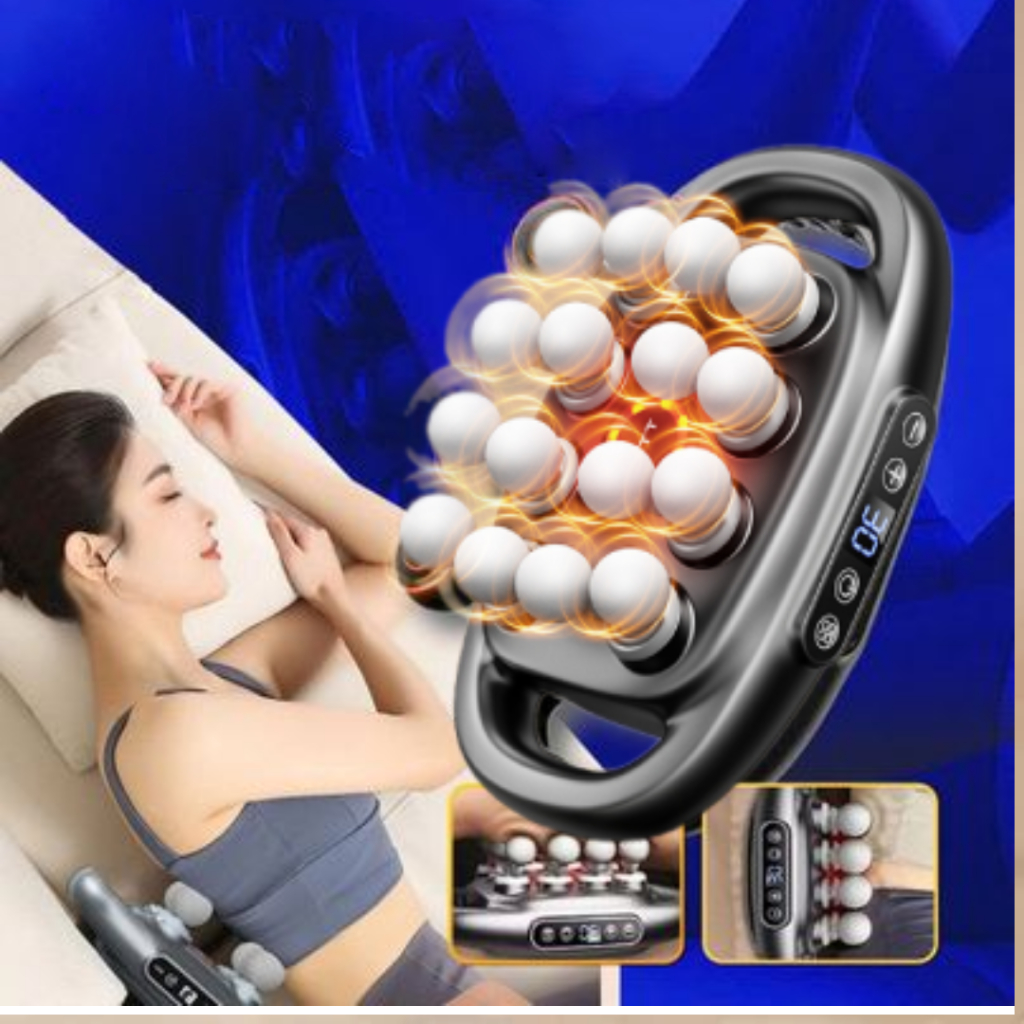 Máy massage cầm tay, máy mát xa 16 đầu  massage toàn thân , CỔ VAI GÁY giúp giảm nhức mỏi cơ BH 12TH | BigBuy360 - bigbuy360.vn