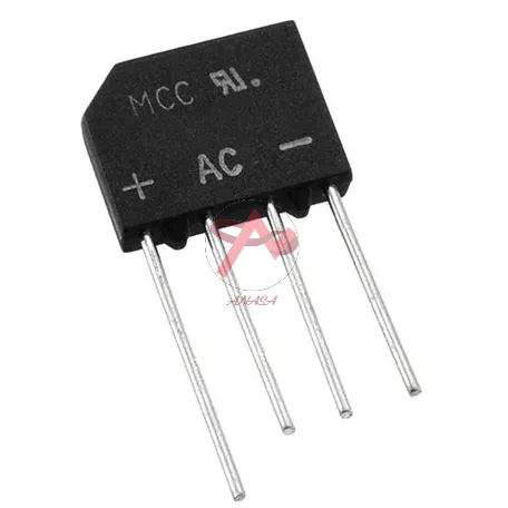 Diode chỉnh lưu cầu 4A Dẹt ( KBL406 4A 600V)