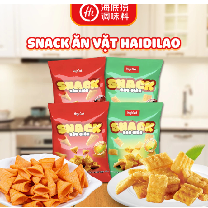 Snack ăn vặt Haidilao cay và không cay