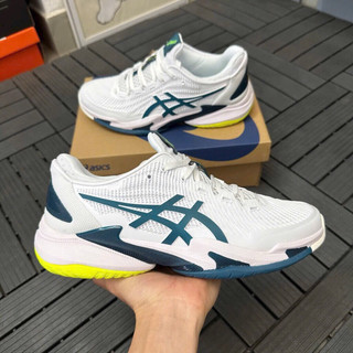 Giày Thể Thao chạy bộ asics gel 9 10 trắng xanh