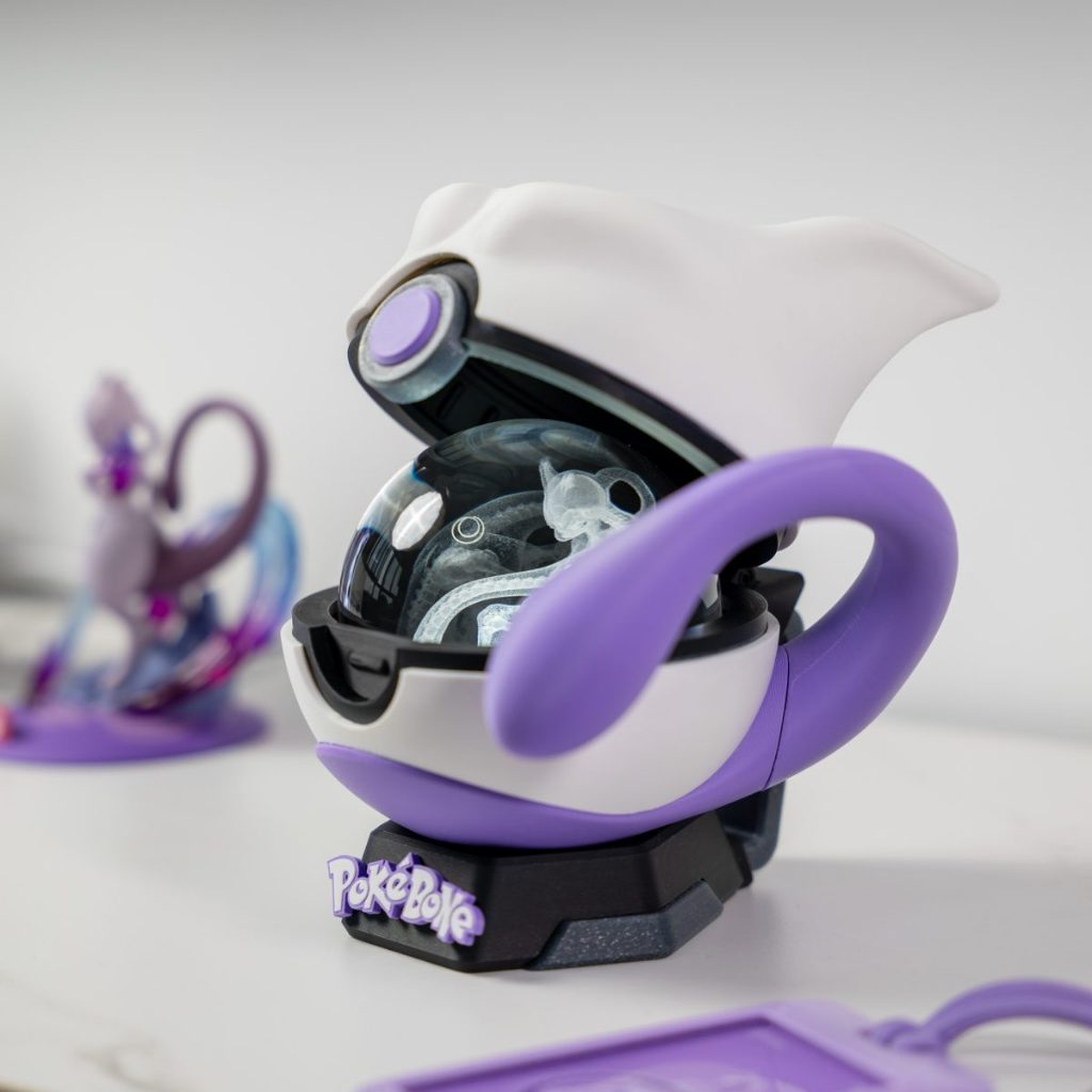 Mô hình trưng bày PokeBone Mewtwo ( Gồm đế trưng bày & thẻ phụ kiện)