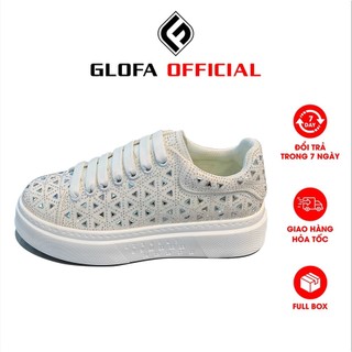 Giày Thể Thao Nam GLOFA - G71, Giày Nam Cao Cấp Đính Đá 2 Màu Cá Tính, Đế Cao Su Non Êm Chân