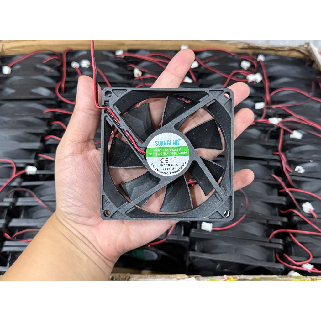 Quạt Vuông Tản Nhiệt 12V - 9cm x 9cm x 2,5cm