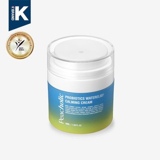  M45_ Kem đêm dưỡng ẩm phục hồi lợi khuẩn ngải cứu Peacholic Waterlief Calming Cream  BAO BÌ MỚI  