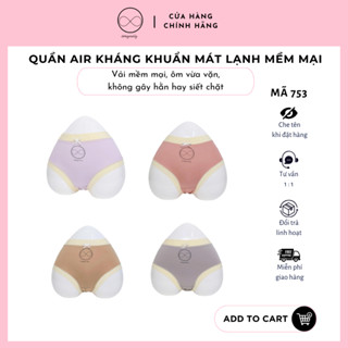  Mã 753 – Set 10 quần lót bigsize cao cấp su lạnh kháng khuẩn chất mát mềm mại ôm dáng thoải mái 
