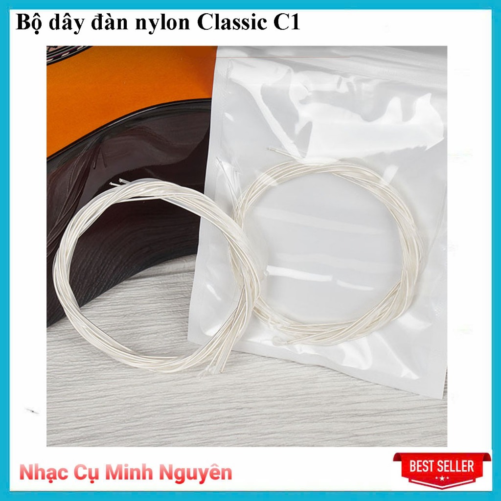 Bộ dây đàn guitar Classic dây nilon C1 - Nhạc Cụ Minh Nguyên