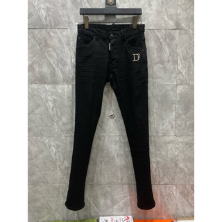  Quần Jeans Bò Nam B2 616 Đen Đậm Trơn Logo Innox Sáng Bóng Khuy 4 Cúc Đen Viền Vân Đùi Hàng Chuẩn Đẹp 