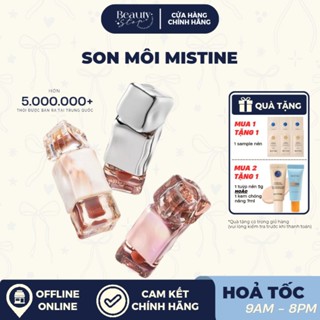   HOẢ TỐC  Son Kem Nhung Lì Lâu Trôi & Son Bóng Dưỡng Môi Không Gây Khô Môi MISTINE Feeds Your Beauty 