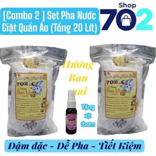 Combo 2 Set Pha Nước Giặt Sinh Học Tự Làm Tại Nhà - Thành Phẩm 20 Lít Tiết Kiệm