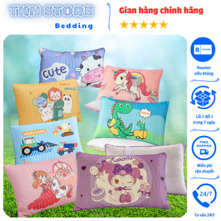 Gối điều hòa 5D cho bé mang đi học siêu xinh, gối ngủ trẻ em chất liệu tencel cao cấp kích thước 30x50cm