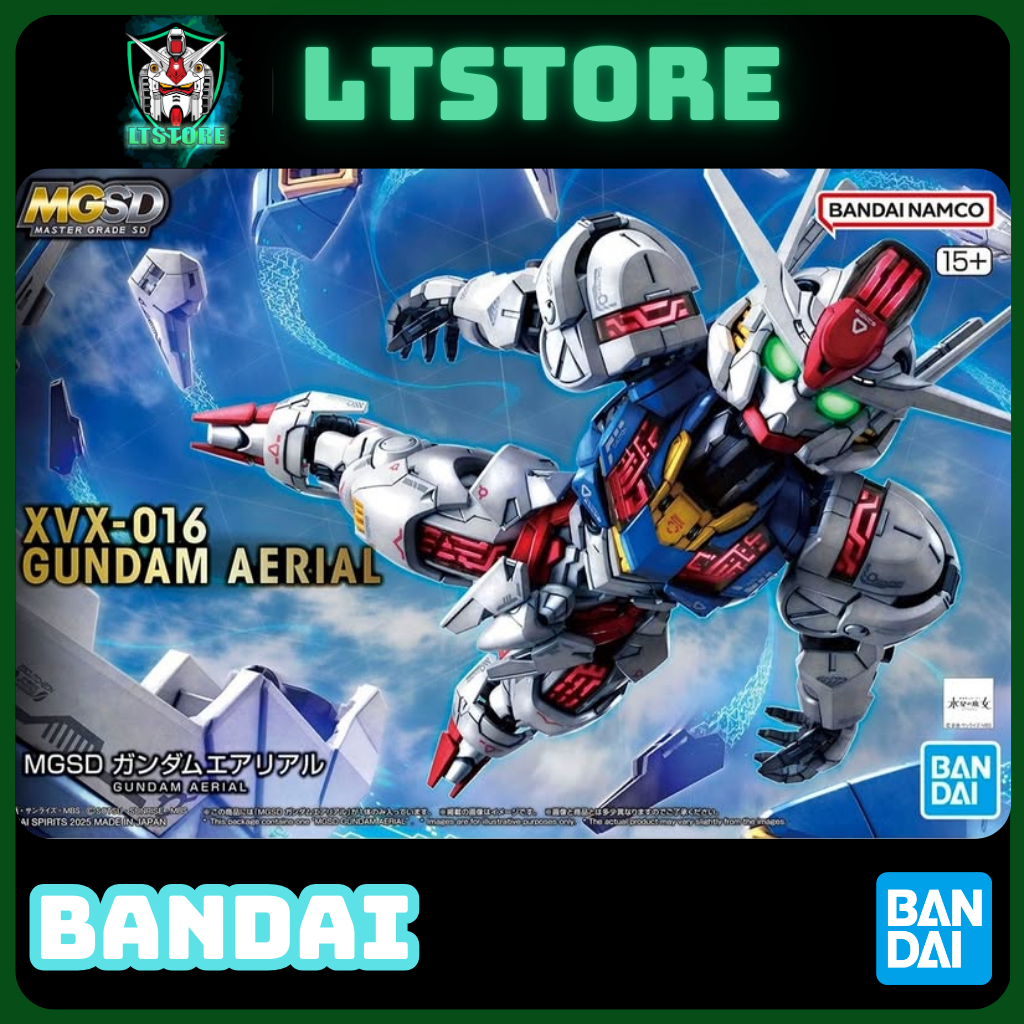 [CÓ SẴN] Mô hình lắp ráp MGSD Aerial - Chính hãng Bandai (Tặng kèm decal)