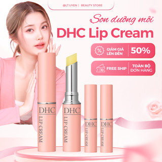  Son dưỡng môi DHC Lip cream không màu dưỡng ẩm cho môi làm hồng môi cải thiện tình trạng nứt nẻ 1,5g. 