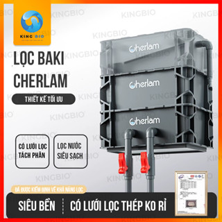  Lọc Thùng Baki CHERLAM Cao Cấp | Phiên Bản Cao Cấp Bền Đẹp Có Lưới Tách Phân Cho Hồ Cá 