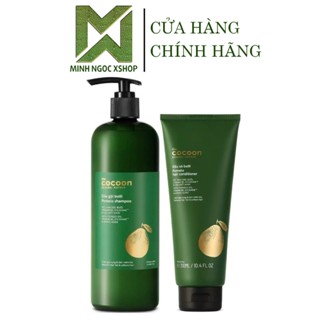 Combo dầu gội xả bưởi Cocoon giúp giảm gãy rụng và làm mềm tóc 500ML + 310ML