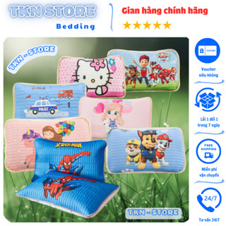 Gối điều hòa 3D cho bé trai bé gái mang đi học siêu xinh, gối ngủ trẻ em chất liệu tencel cao cấp kích thước 30x50cm