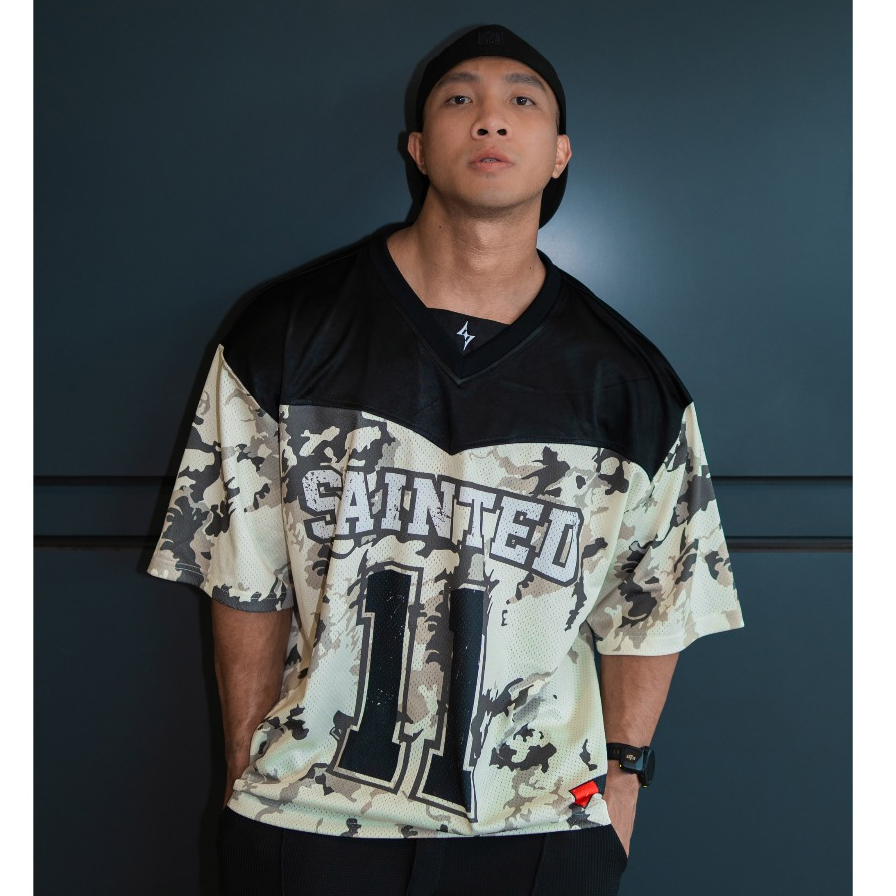 Áo thun Jersey vải lưới form rộng Karmour 11 Bigtee | SAINTED