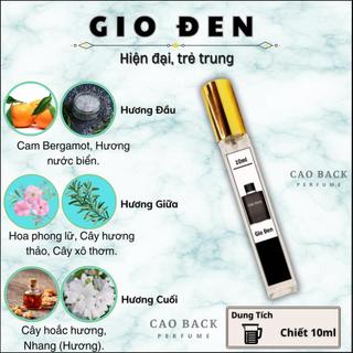 Nước hoa nam Giò Đen Profumo. mùi hương nhẹ nhàng phong cách 1 chàng trai hiền hòa