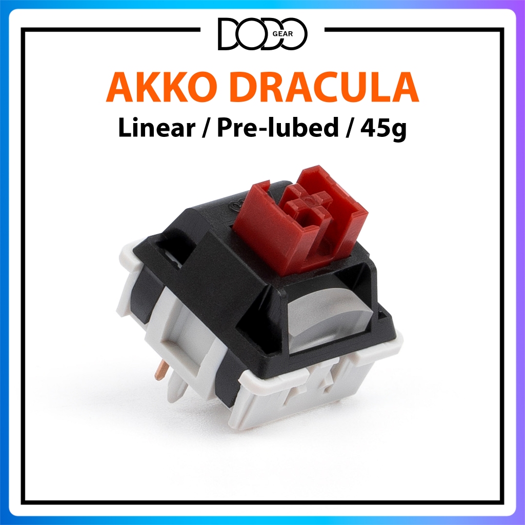 Switch Akko Dracula 5 PIN Linear 45g công tắc bàn phím Switch Akko Dracula DoDo Gear