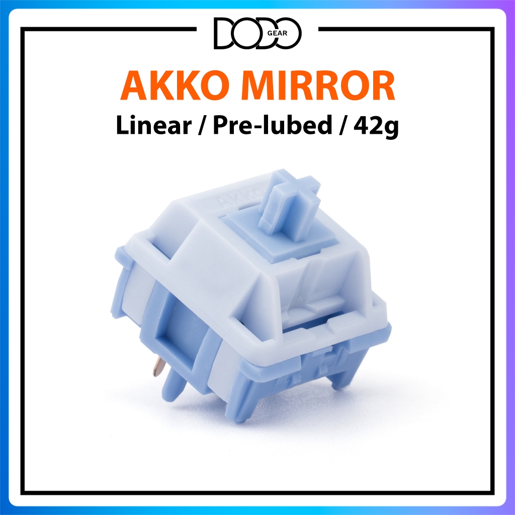 Switch Akko x HMX Mirror 5 PIN Linear 42g công tắc bàn phím Switch HMX x Akko Mirror DoDo Gear