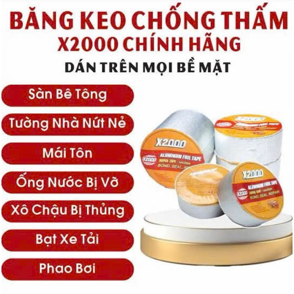 Băng keo chống thấm x2000