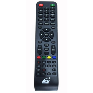 Remote Điều Khiển Digital SCTV - ĐIỀU KHIỂN ĐẦU KĨ THUẬT SỐ SCTV MÀU ĐEN
