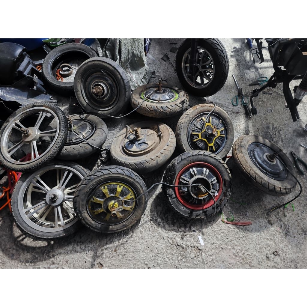 Động cơ xe điện cũ 800W - 1000W vành 10 | Motor xe máy điện bãi zin mạnh bền