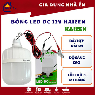 Bóng Kẹp Ắc Quy 12V Kaizen 20W 30W Siêu Sáng Dây Dài 3M