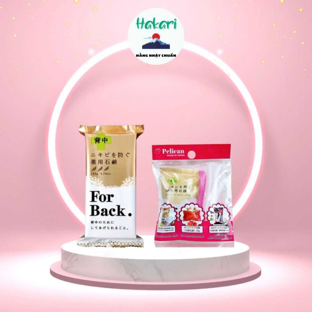 Xà phòng Giảm Mụn Lưng Pelican For Back Body Nhật Bản