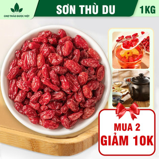  Sơn thù du khô 1kg đã tách hạt màu đỏ đẹp không lẫn tạp chất - Chợ Thảo Dược Việt 