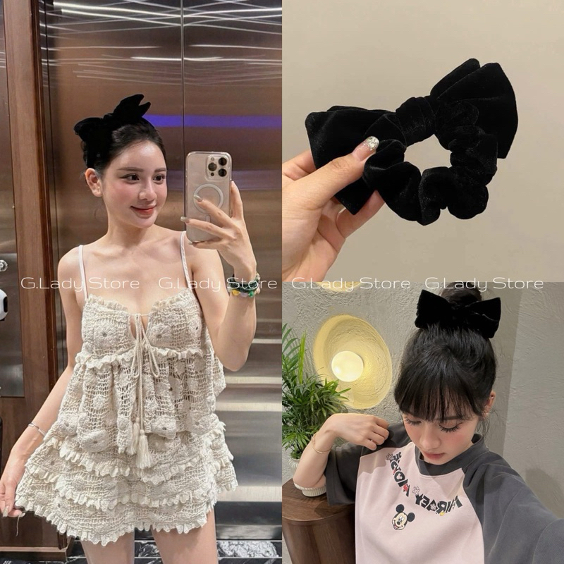 Buộc tóc nơ nhung G.Lady Store