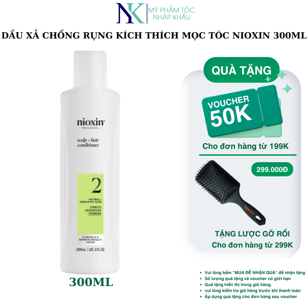Dầu xã chống rụng kích thích mọc tóc nioxin 300ml