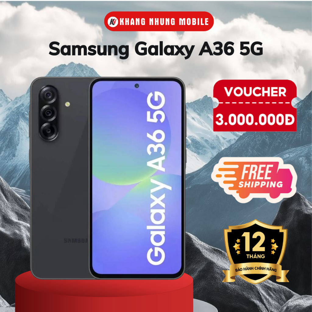  Điện thoại Samsung Galaxy A36 5G - Hàng Chính Hãng - Khang Nhung Mobile 