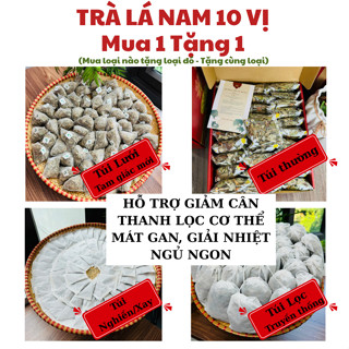   Comboo Mua 1 tặng 1  Lá Nam 10 Vị hỗ trợ giảm cân,xẹp bụng thanh lọc cơ thể giải độc gan chống lão hoá đẹp da 
