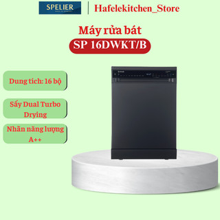 Máy rửa bát Spelier SP 16DWKT/B – NHẬP KHẨU ĐỨC, MỚI NHẤT 2025