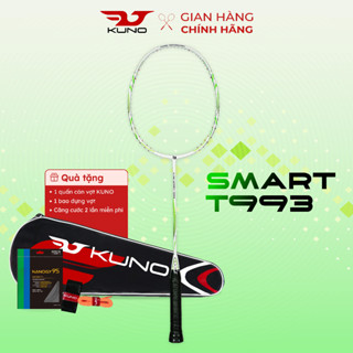 Vợt Cầu Lông KUNO Smart T993 Full Carbon Thiên Công, Trọng Lượng 4U, Công Nghệ Chống Rung Chống Xoắn - Căng Sẵn 11kg