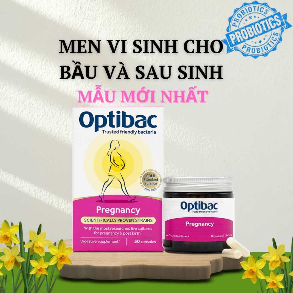 Optibac probiotics for Pregnancy cho mẹ bầu và sau sinh
