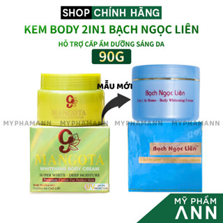  Kem Body Mangota 9 Bạch Ngọc Liên Chính Hãng Body Dưỡng Trắng Da Cao Cấp Hộp Vàng 
